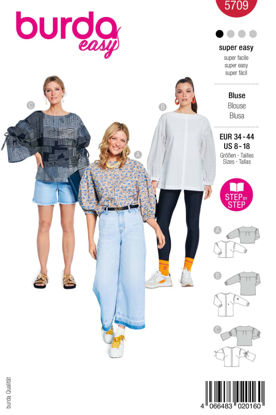 BURDA-5709 punainen