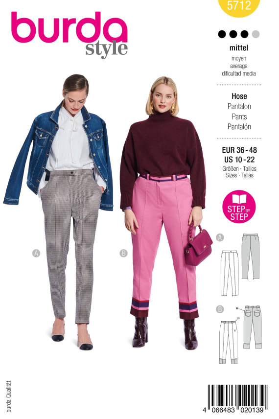 BURDA-5712 keltainen