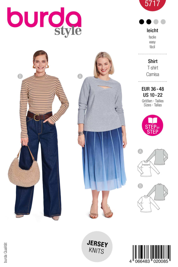 BURDA-5717 punainen