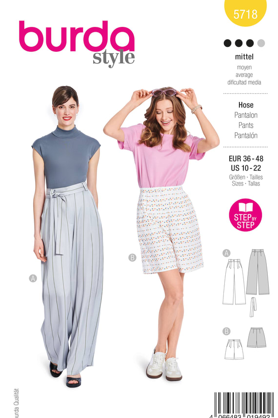BURDA-5718 C keltainen