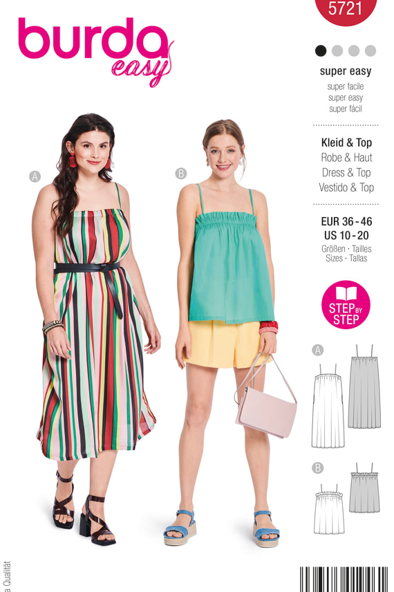 BURDA-5721 C punainen
