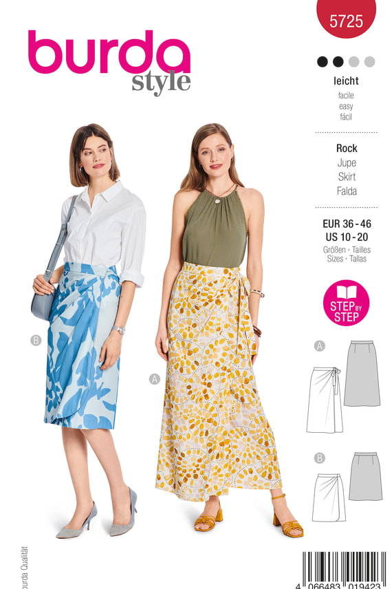 BURDA-5725 punainen