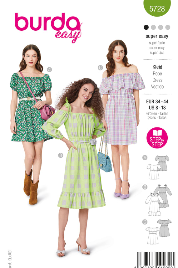 BURDA-5728 C vihreä