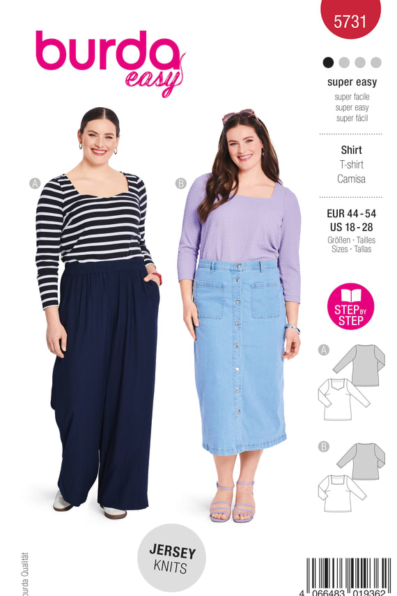 BURDA-5731 punainen