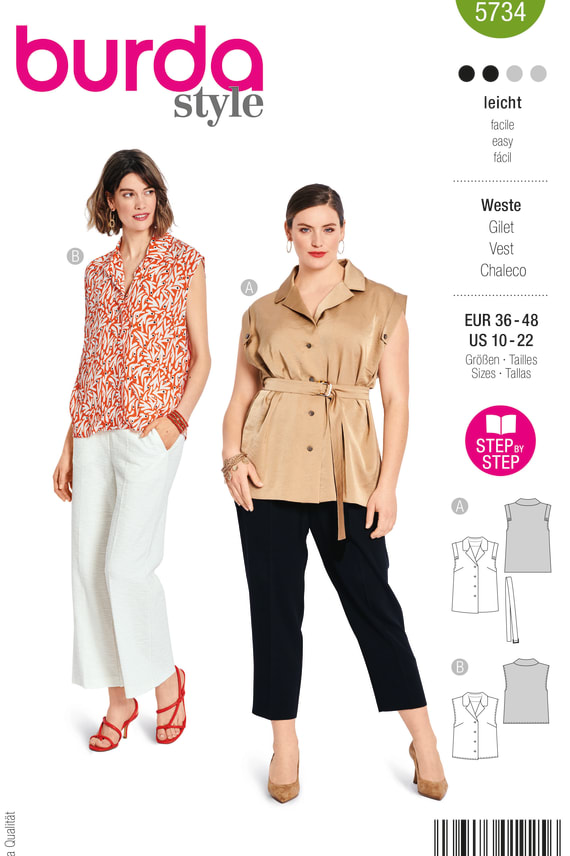 BURDA-5734 vihreä