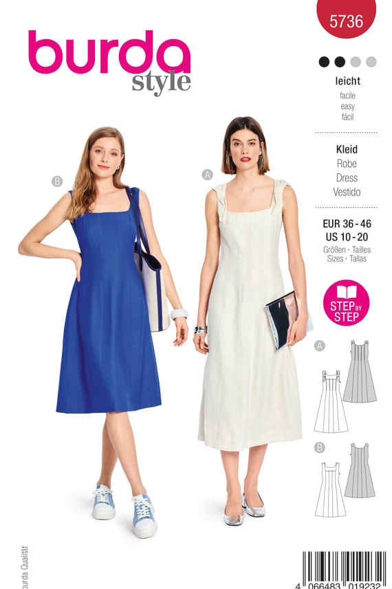 BURDA-5736 punainen