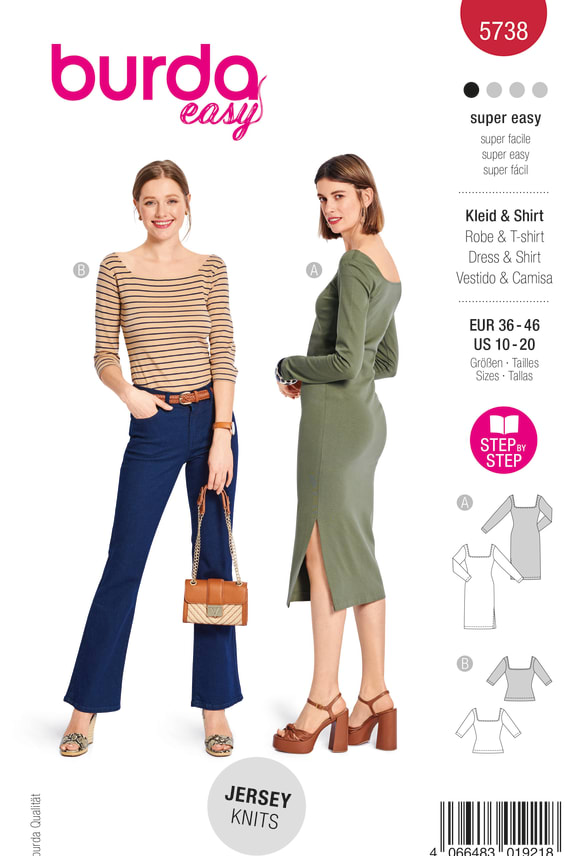 BURDA-5738 punainen