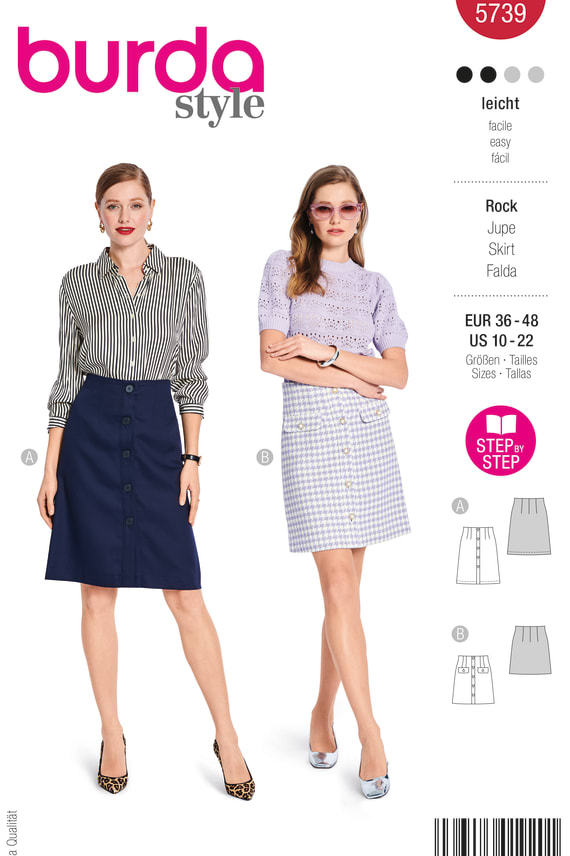 BURDA-5739 C punainen