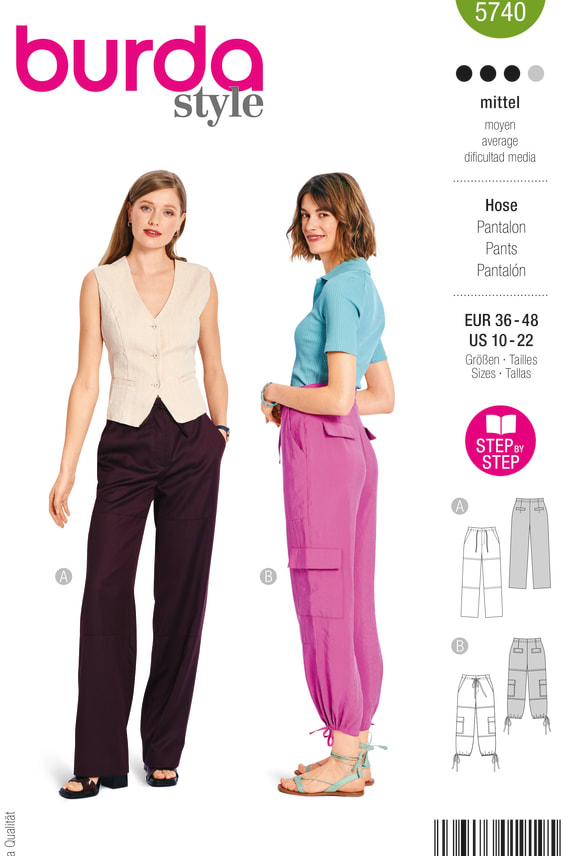 BURDA-5740 vihreä