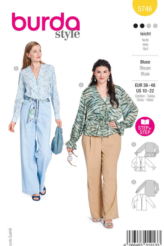 BURDA-5746 keltainen