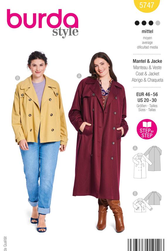 BURDA-5747 C keltainen