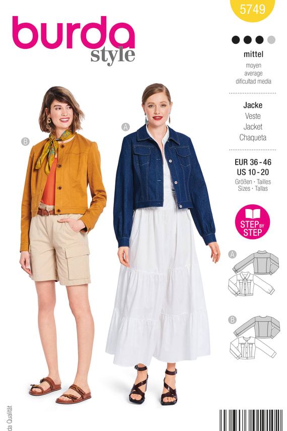 BURDA-5749 C keltainen
