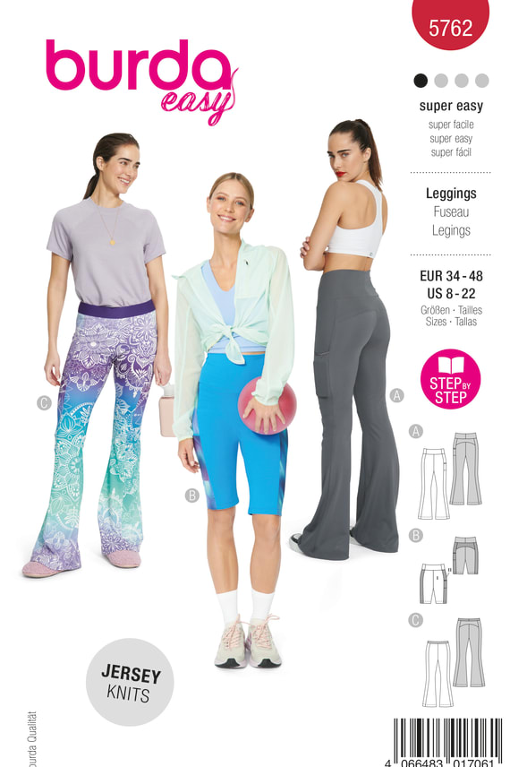 BURDA-5762 punainen