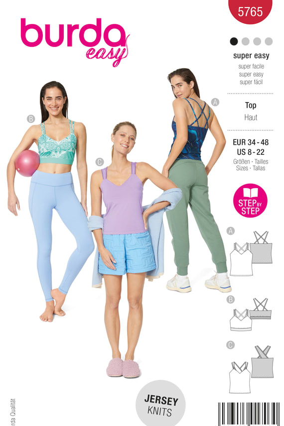 BURDA-5765 punainen