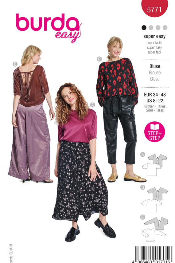 BURDA-5771 punainen