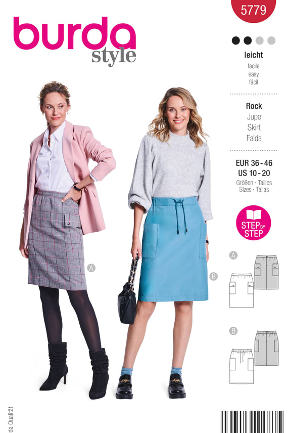 BURDA-5779 punainen