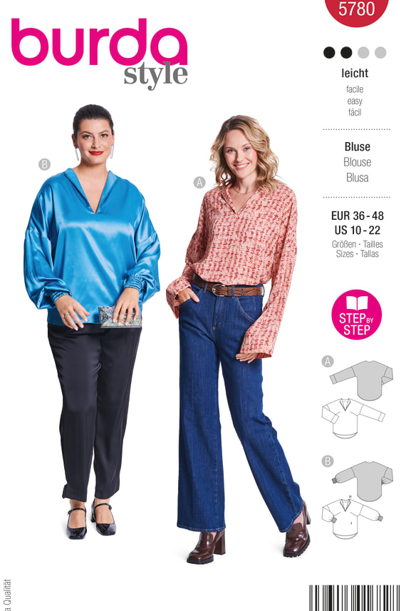 BURDA-5780 punainen