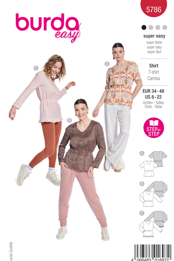 BURDA-5786 punainen