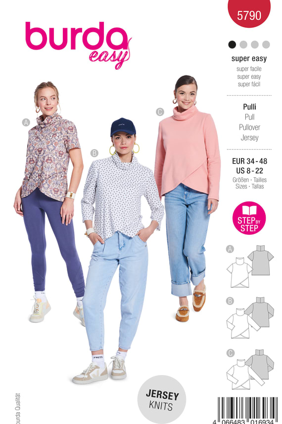 BURDA-5790 punainen