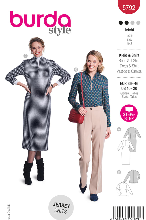 BURDA-5792 punainen