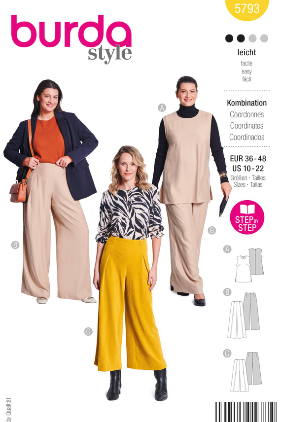 BURDA-5793 keltainen
