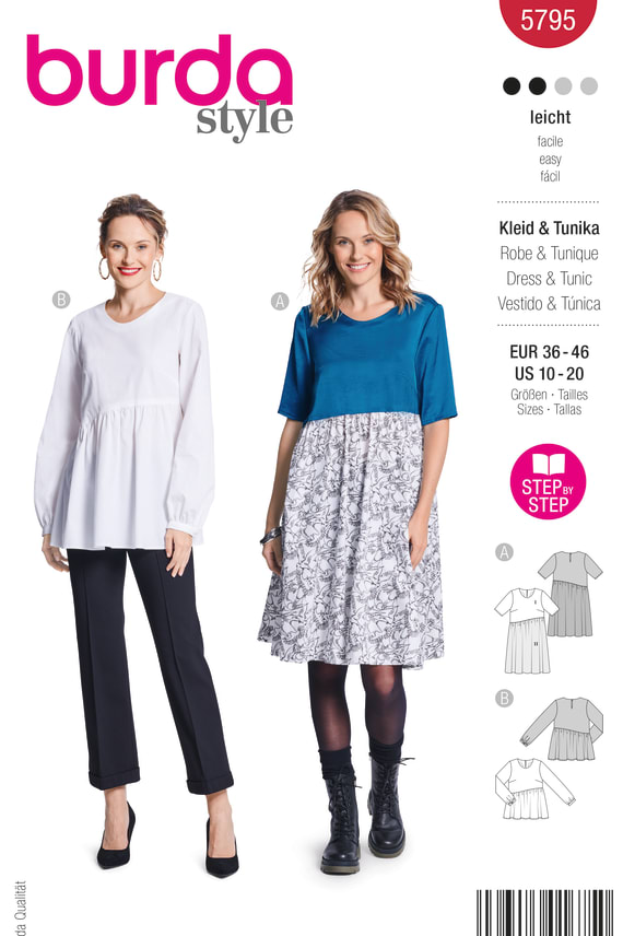 BURDA-5795 punainen
