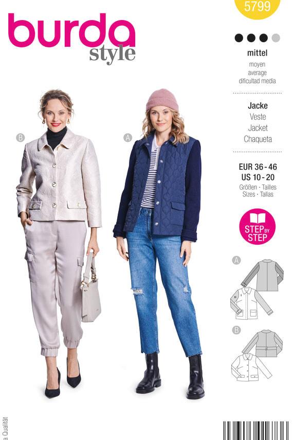 BURDA-5799 keltainen