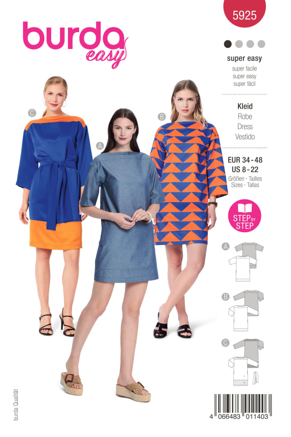 BURDA-5925 punainen
