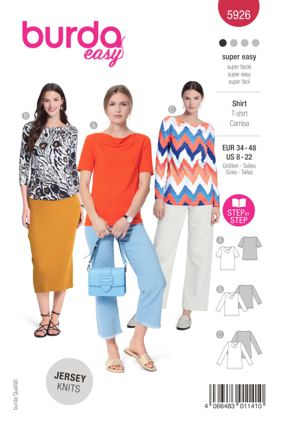 BURDA-5926 C punainen
