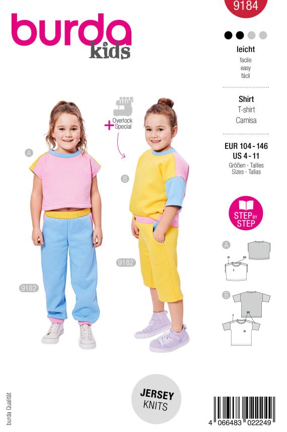 BURDA-9184 punainen