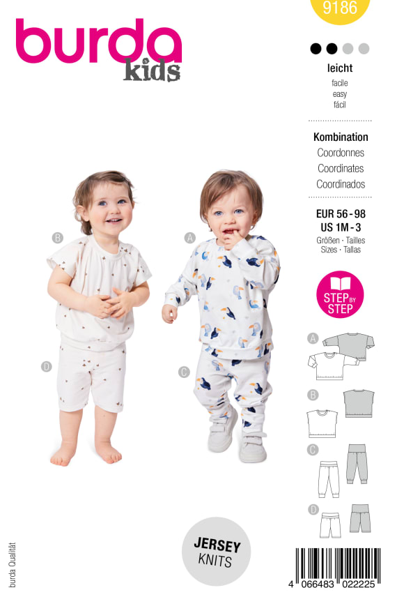 BURDA-9186 keltainen