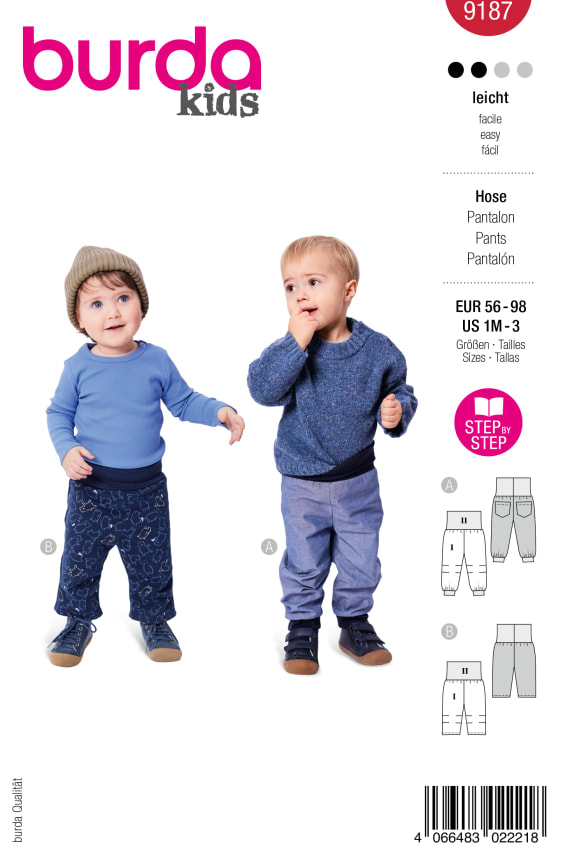 BURDA-9187 punainen
