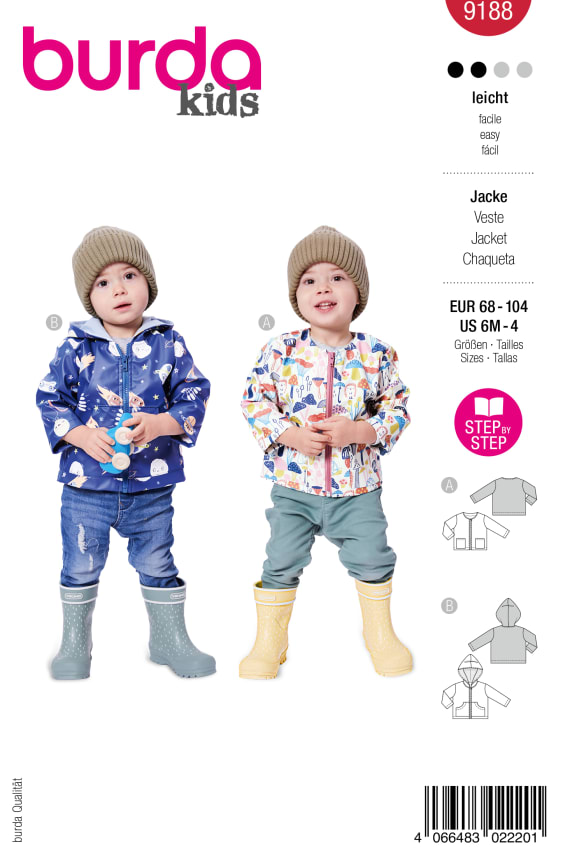 BURDA-9188 punainen