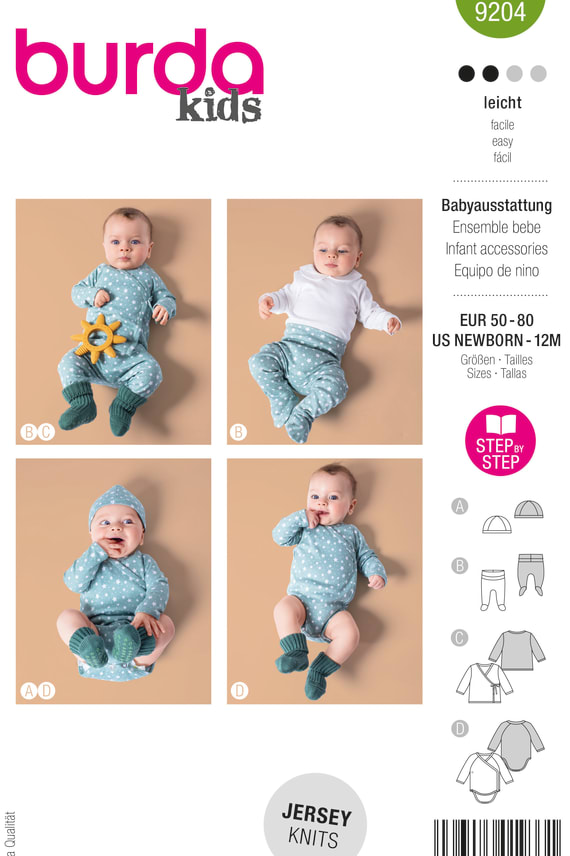 BURDA-9204 vihreä