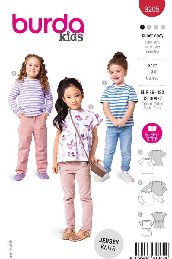 BURDA-9205 C punainen