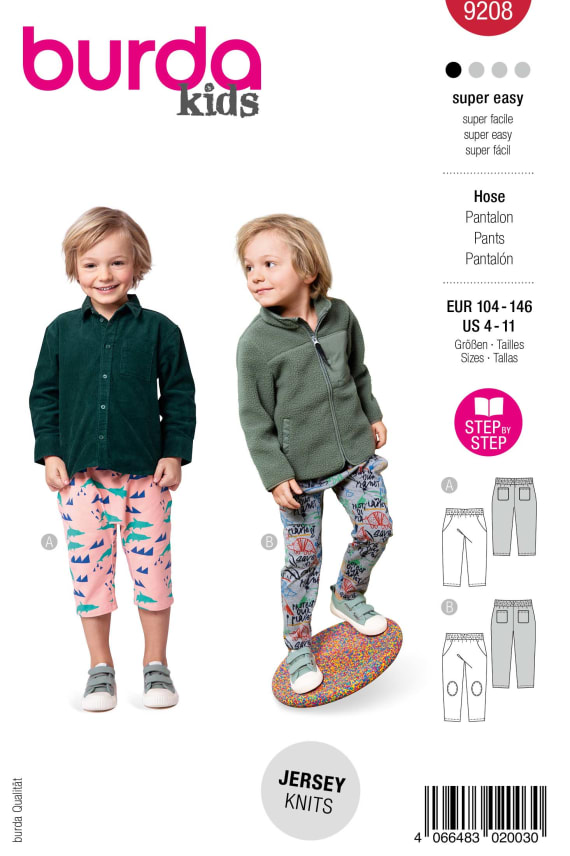 BURDA-9208 punainen