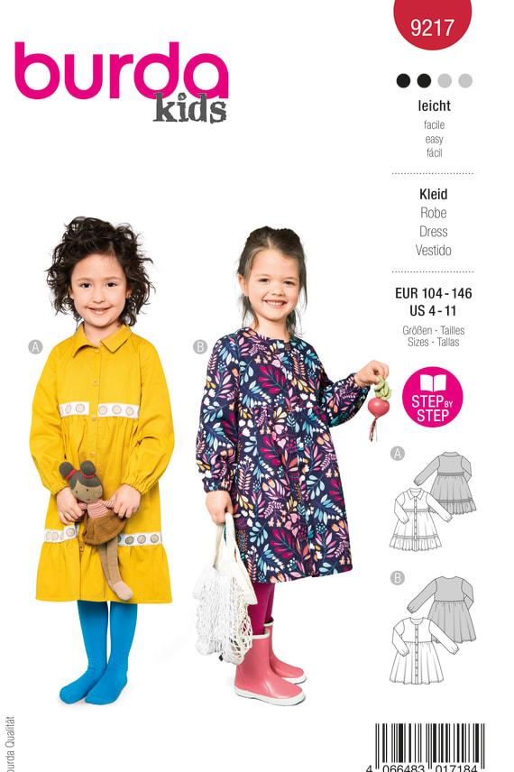 BURDA-9217 punainen