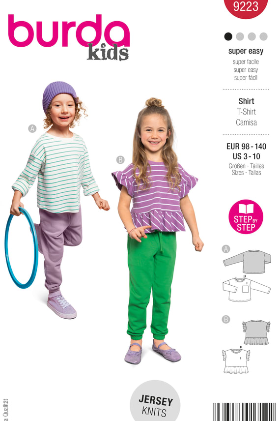 BURDA-9223 punainen