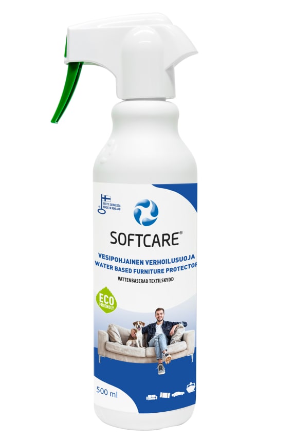 SOFTCARE -vesipohjainen tekstiilisuoja värilajitelma