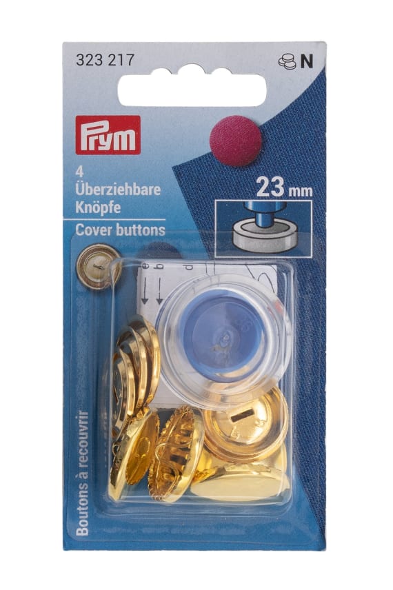 PÄÄLLYSTETTÄVÄ METALLINAPPI 23MM teräs