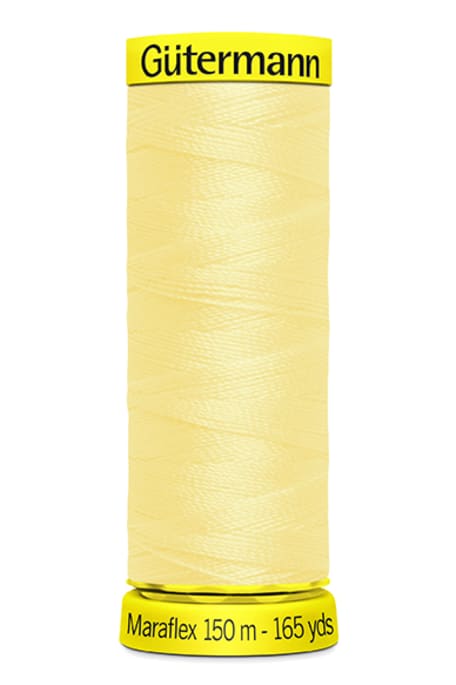 GÜTERMANN MARAFLEX 120 OMPELULANKA, 150m vaaleakeltainen