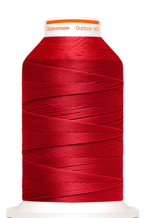 GÜTERMANN OUTDOOR UV 40 tummanpunainen