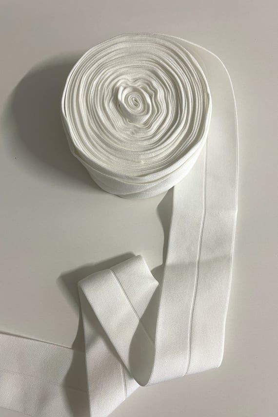 JOUSTOKANTTINAUHA 60MM valkoinen