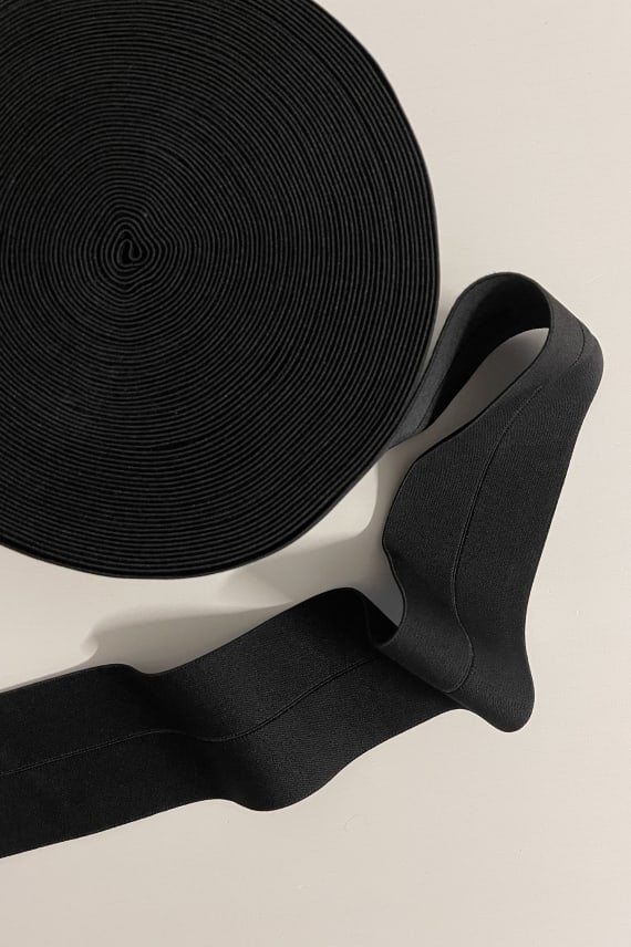 JOUSTOKANTTINAUHA 60MM musta