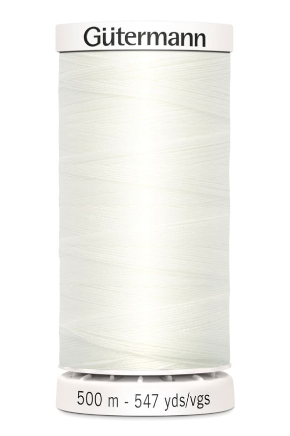 VK GÜTERMANN OMPELULANKA SEW-ALL PES 500M valkoinen