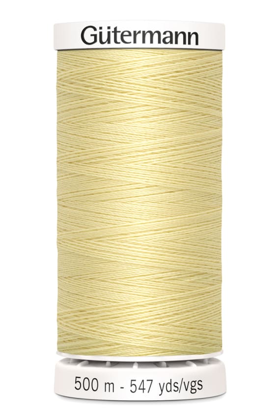 VK GÜTERMANN OMPELULANKA SEW-ALL PES 500M vaaleakeltainen
