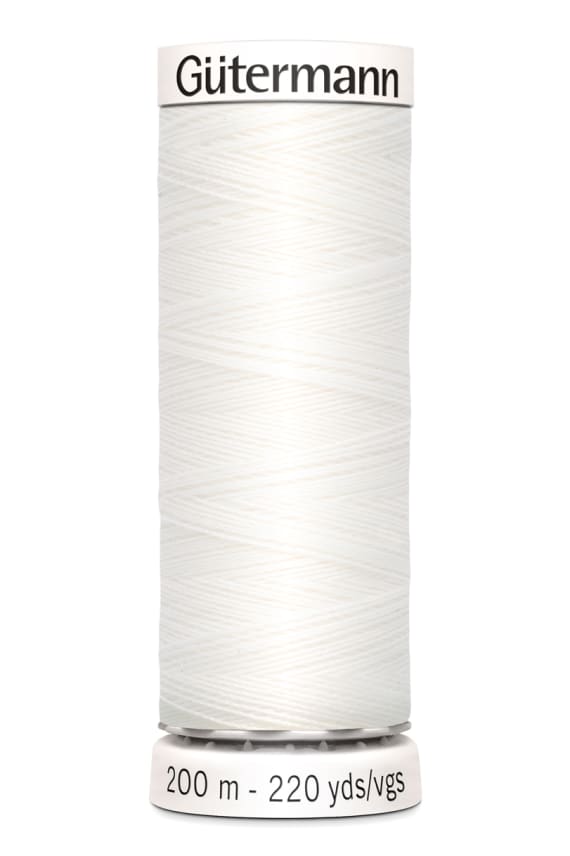 VK GÜTERMANN OMPELULANKA SEW-ALL PES 200M valkoinen