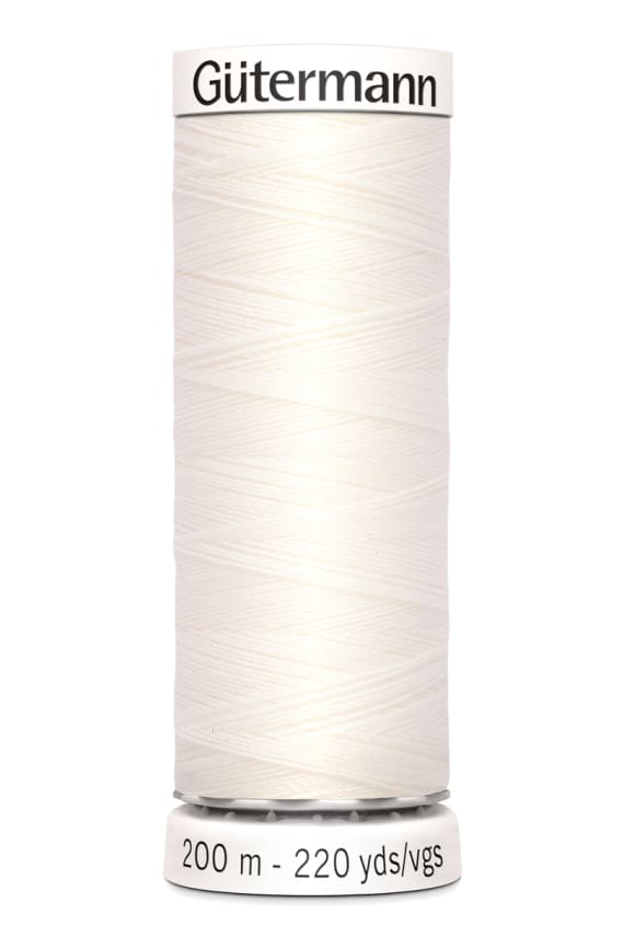 VK GÜTERMANN OMPELULANKA SEW-ALL PES 200M valkoinen