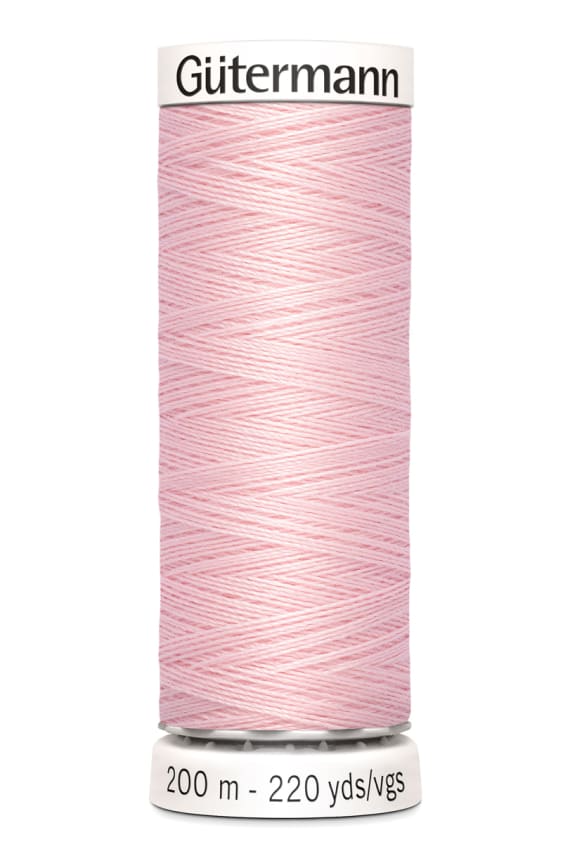 VK GÜTERMANN OMPELULANKA SEW-ALL PES 200M vaaleanpunainen