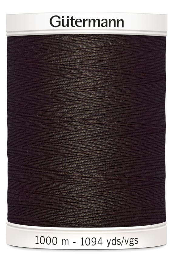 VK GÜTERMANN OMPELULANKA SEW-ALL PES 1000M tummanruskea